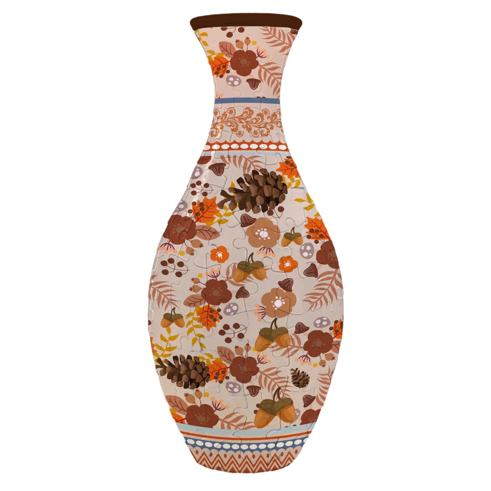 3D Puzzle Vase – Suitable for Real Flowers