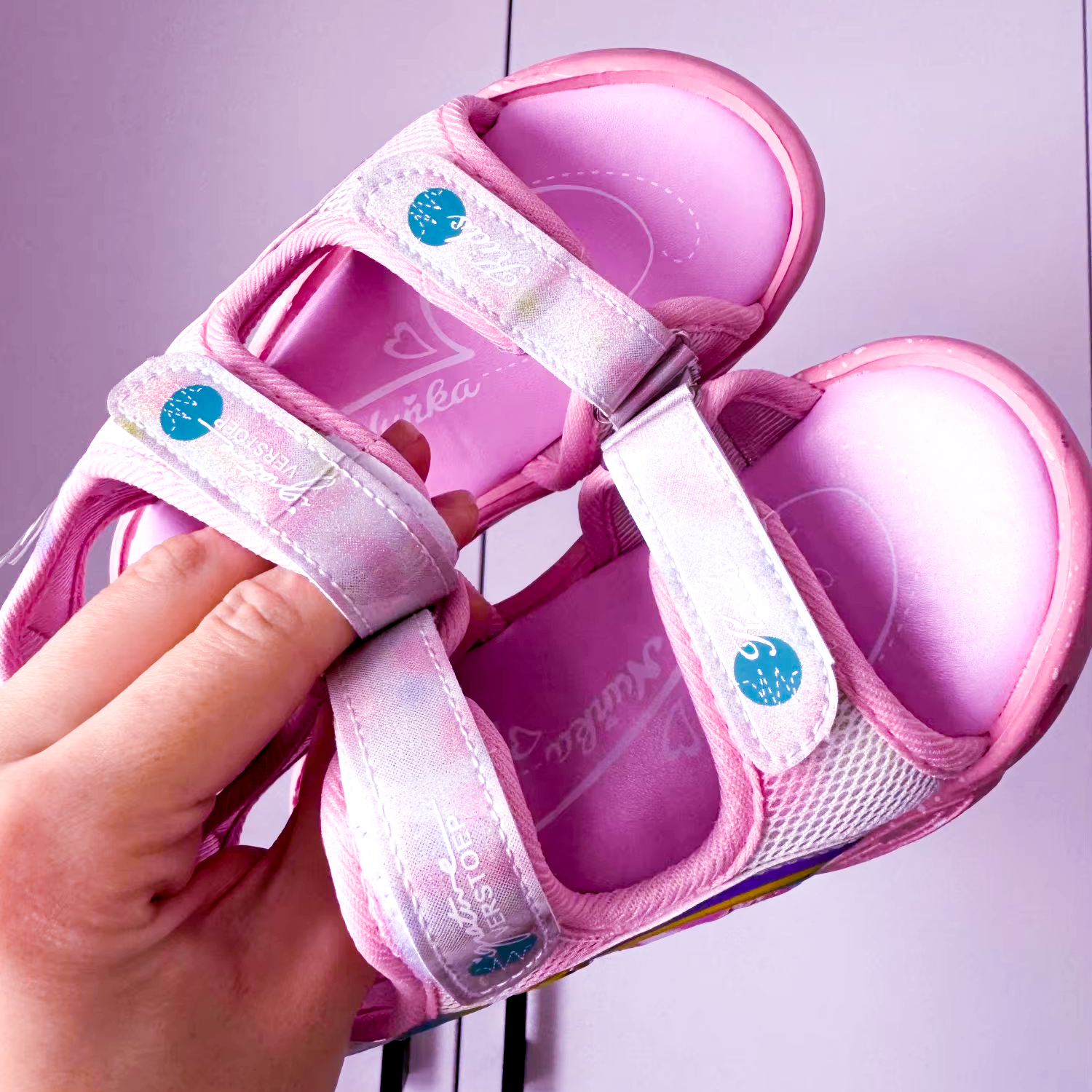 Glow‑Step “Elsa” Summer Sandals