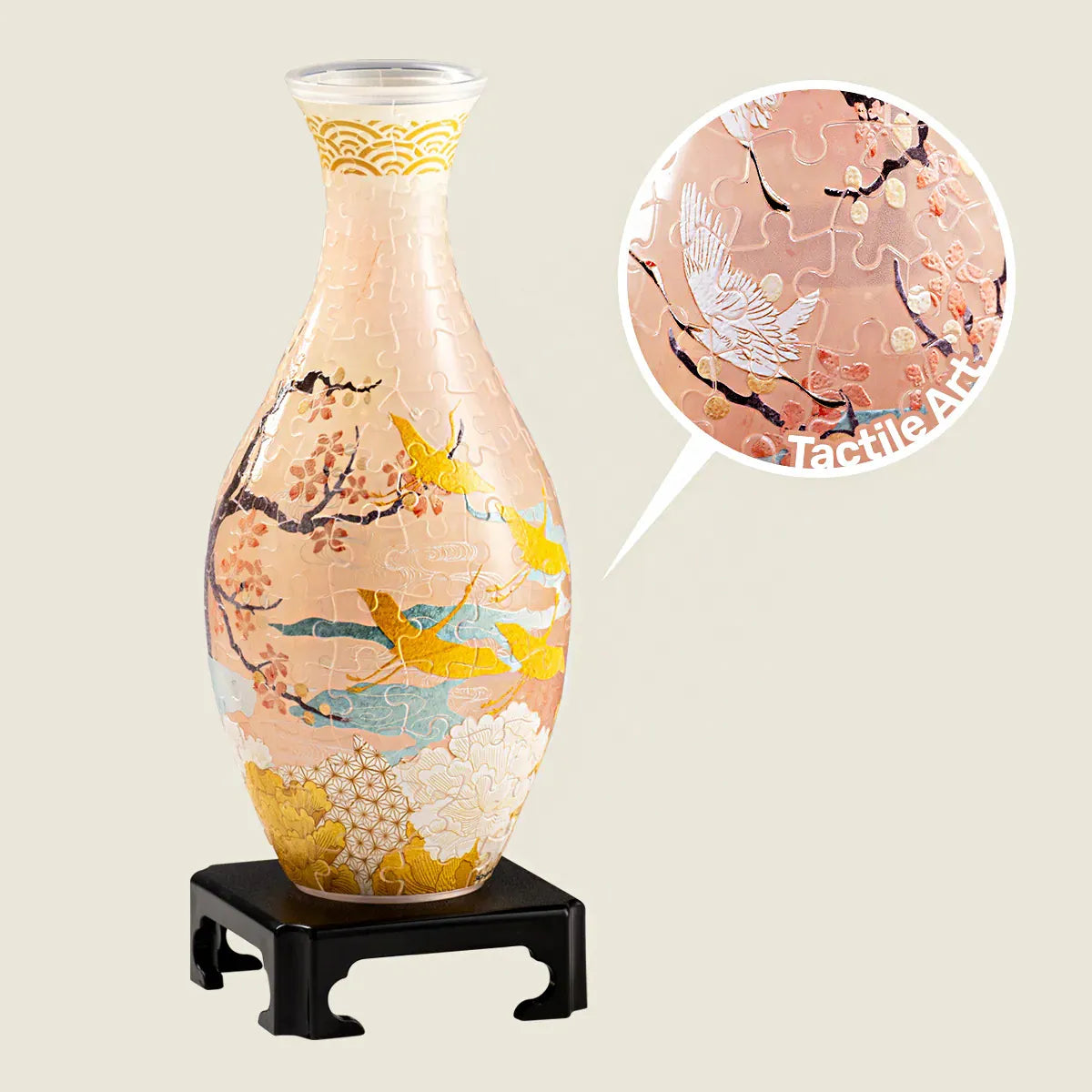 3D Puzzle Vase – Suitable for Real Flowers