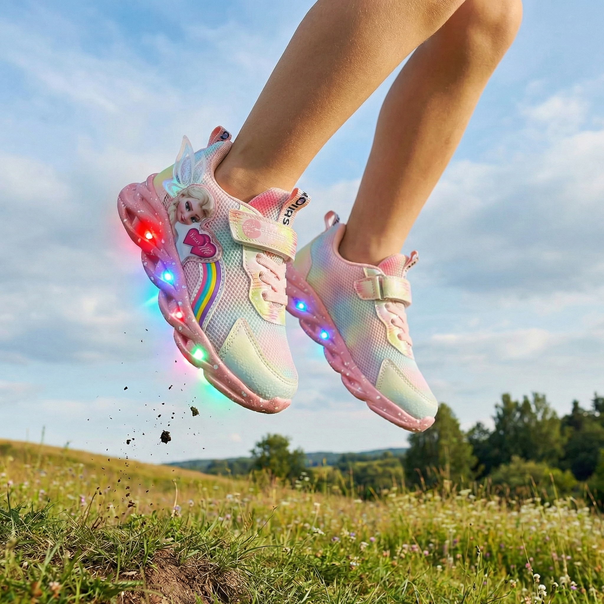 Fairy Elsa Lighted Sneakers