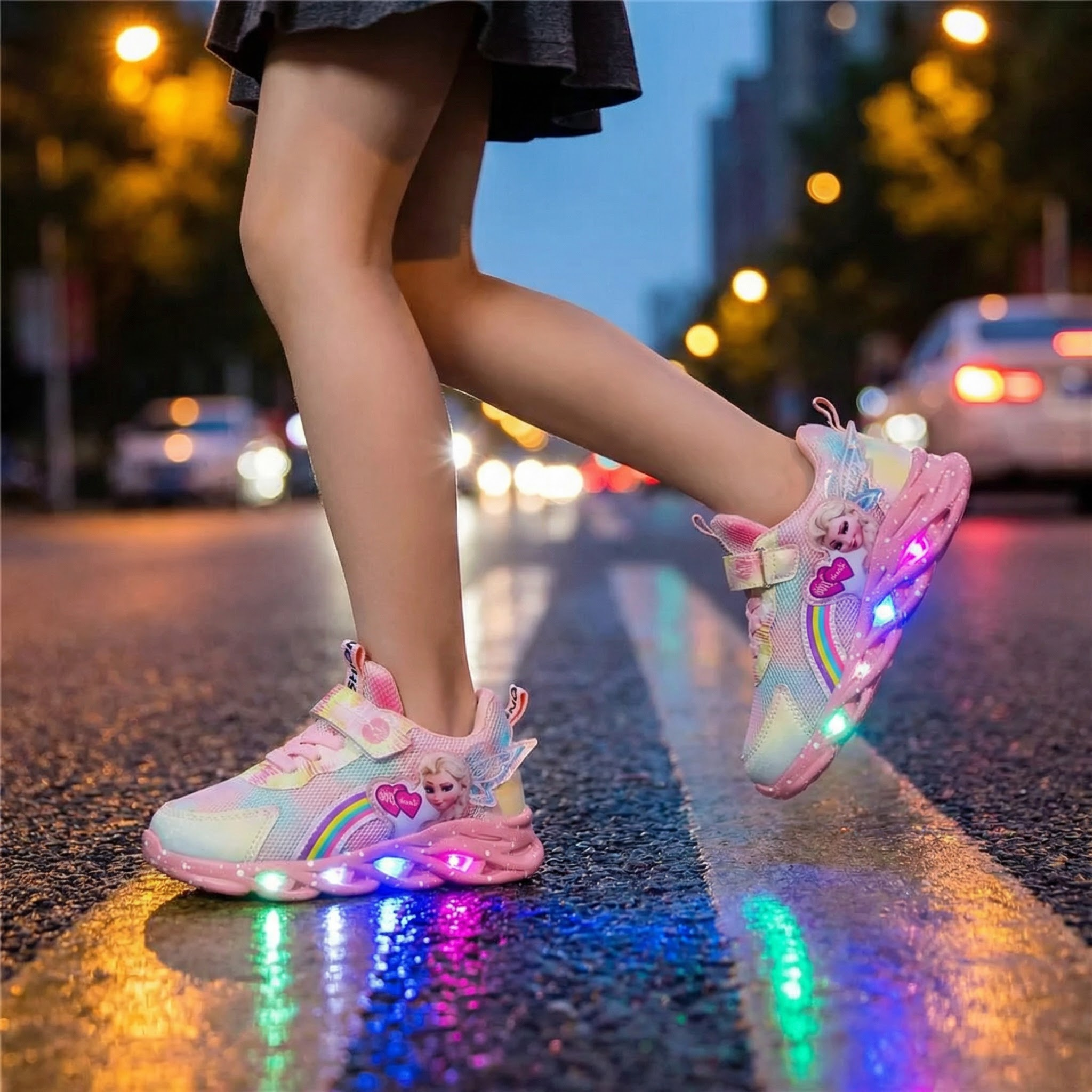 Fairy Elsa Lighted Sneakers
