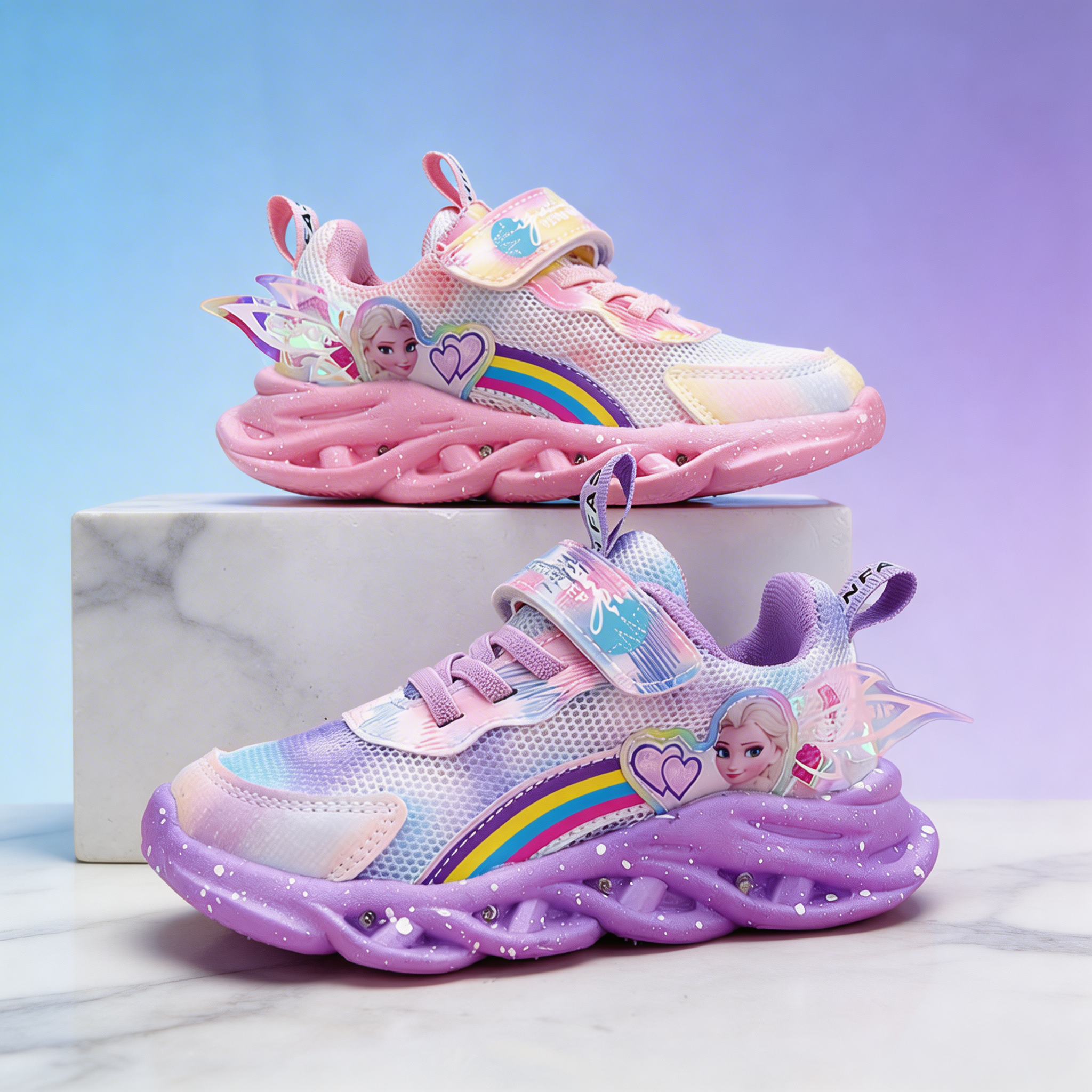 Fairy Elsa Lighted Sneakers