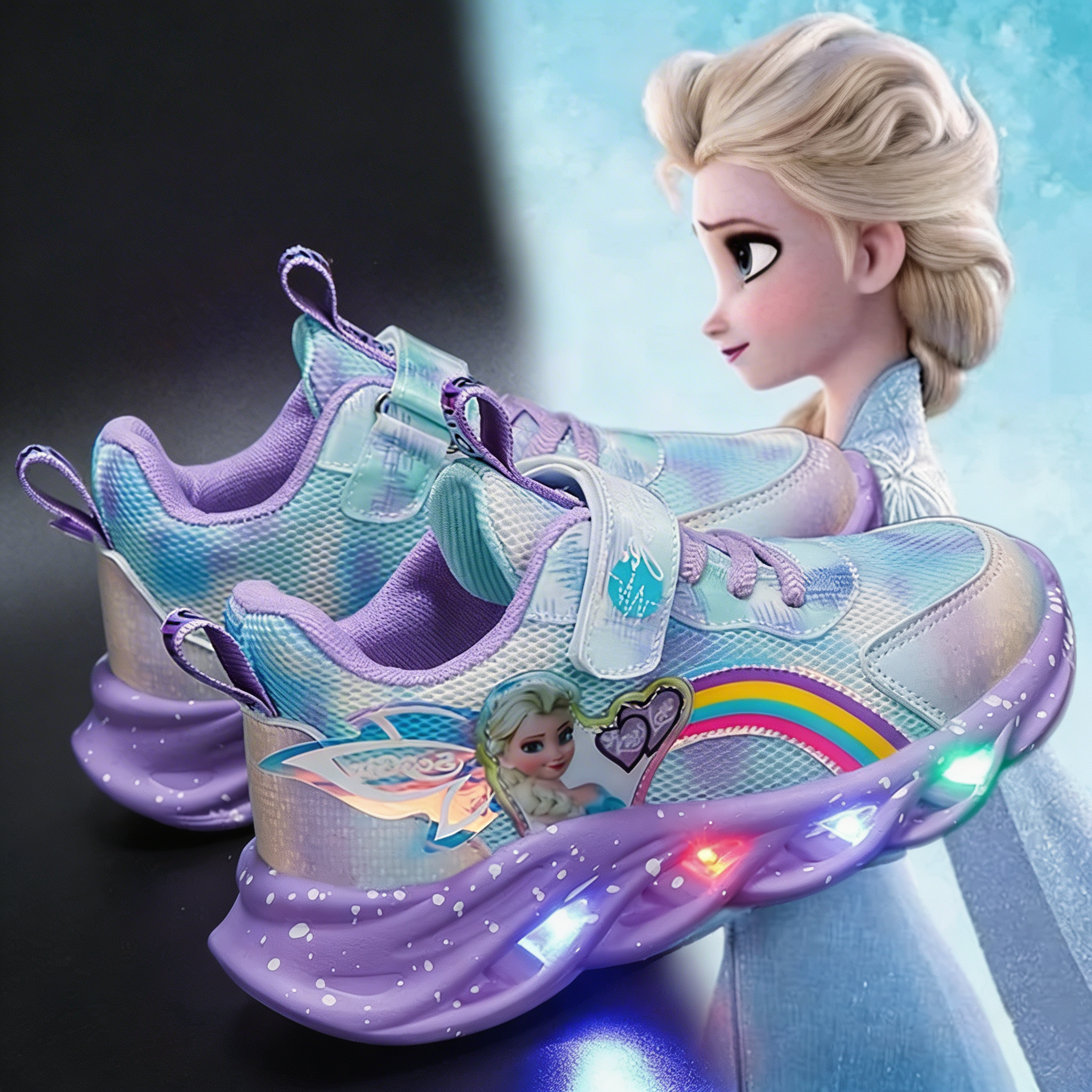 Fairy Elsa Lighted Sneakers