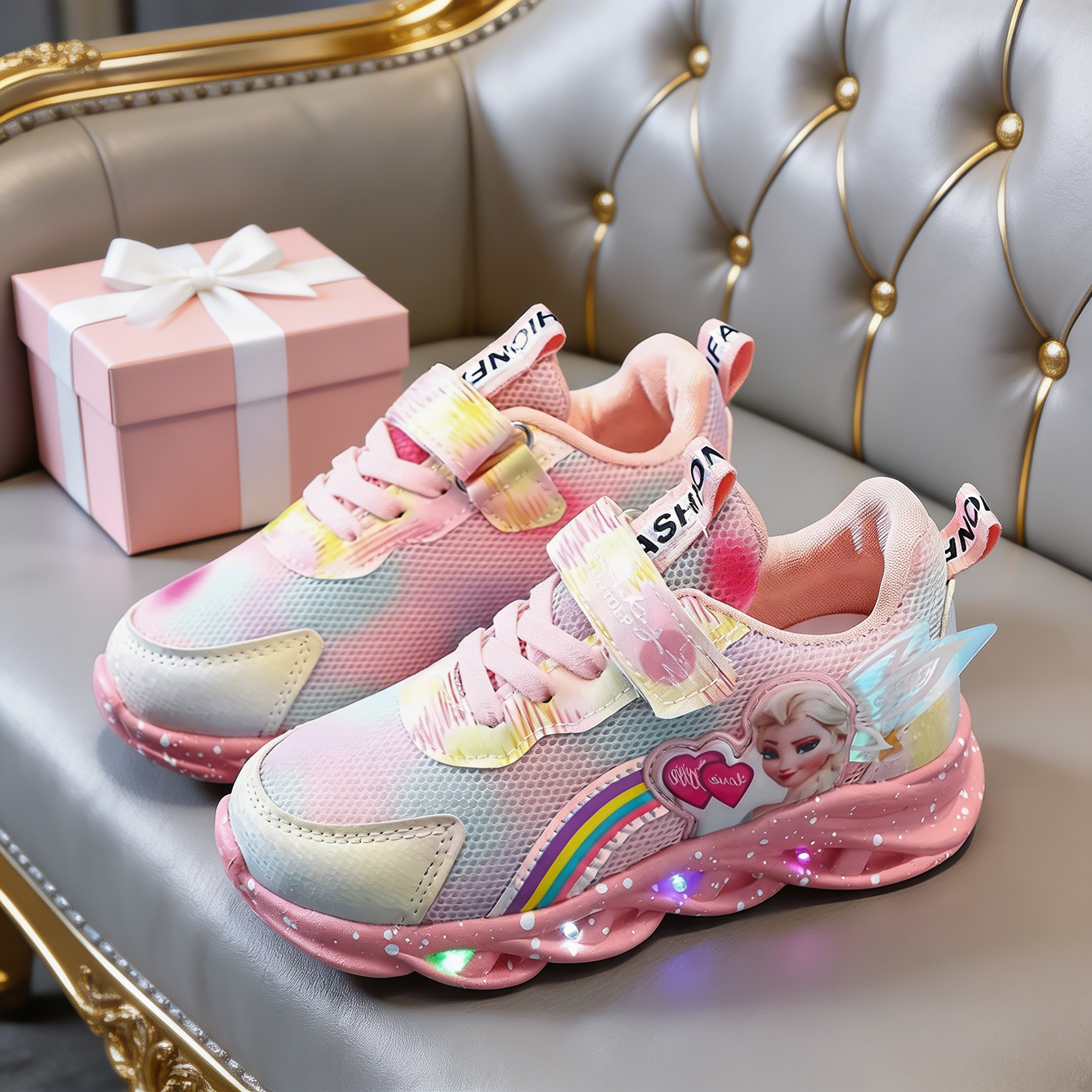 Fairy Elsa Lighted Sneakers