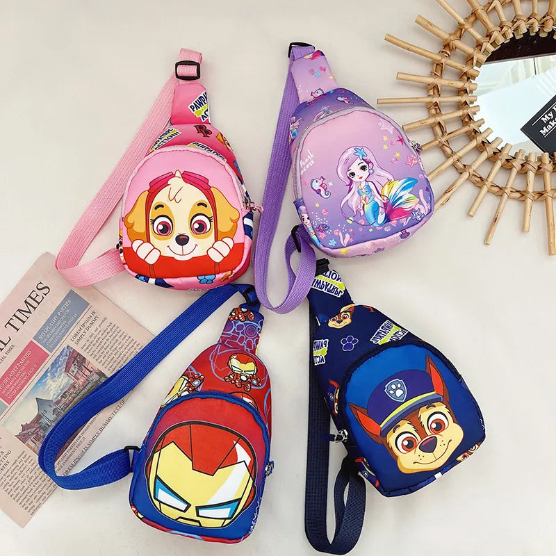 Adventure Cartoon Heroes Sling Bag