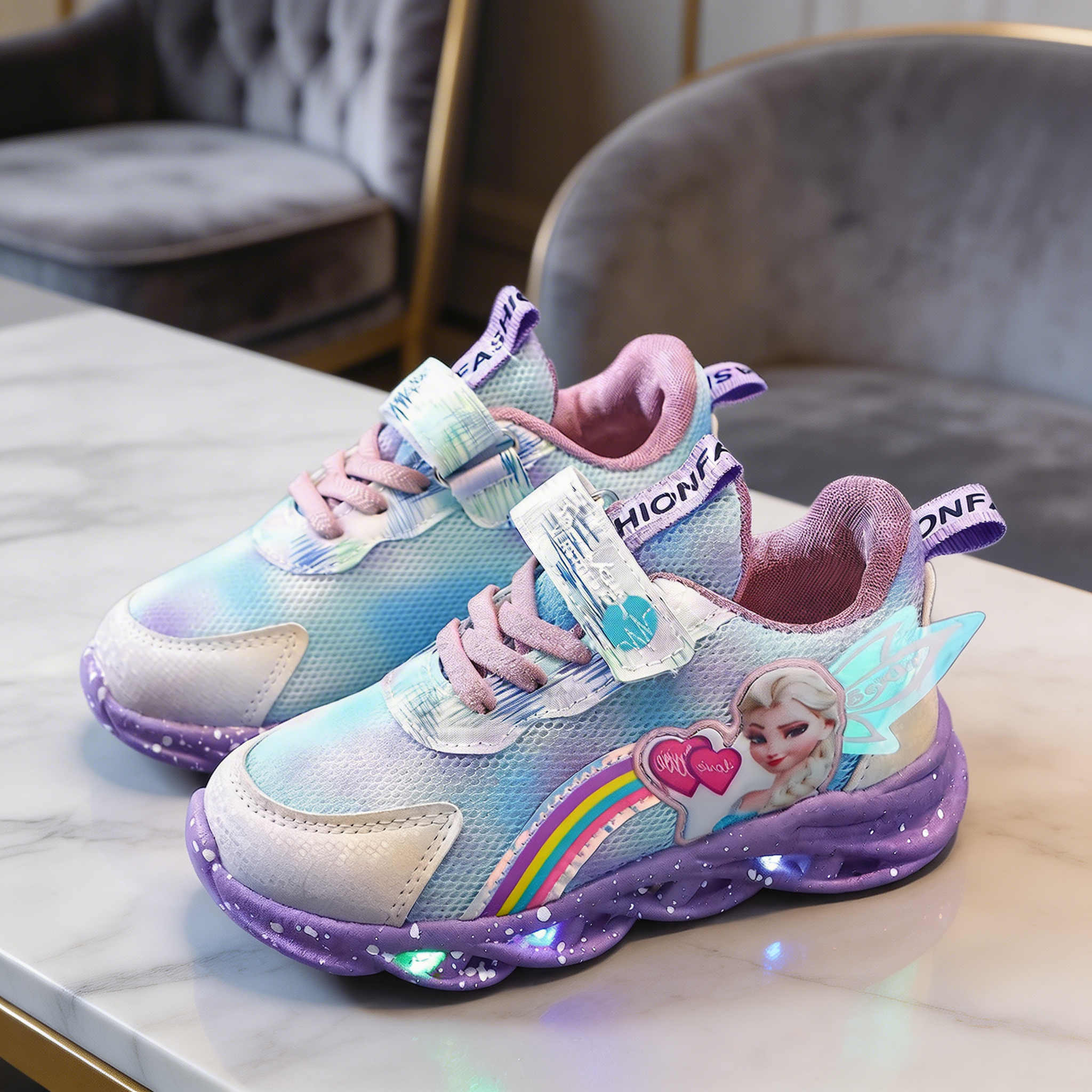Fairy Elsa Lighted Sneakers