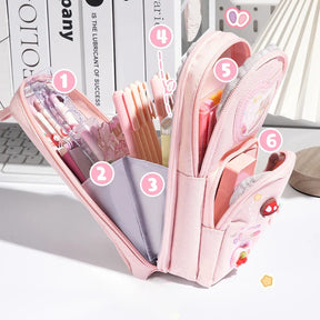 Kawaii Cute Canvas Pencil Case