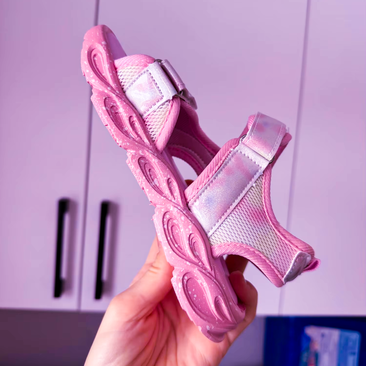 Glow‑Step “Elsa” Summer Sandals