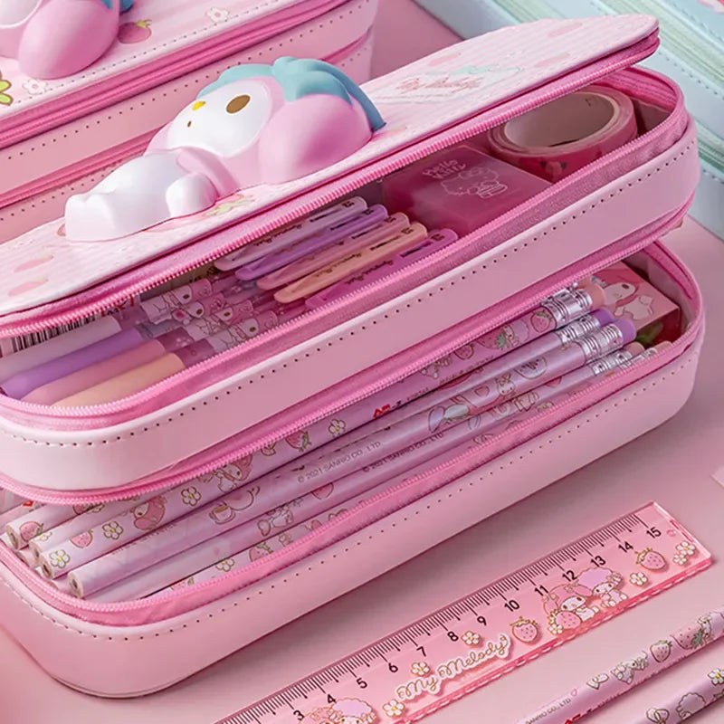 Cute 3D Sanrio Pencil Case