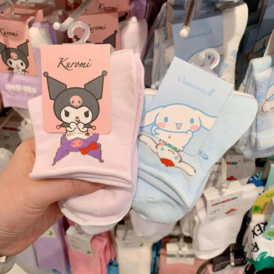 Kawaii Sanrio Kuromi Socks