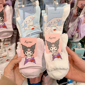 Kawaii Sanrio Kuromi Socks