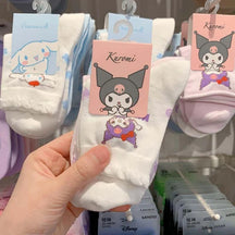 Kawaii Sanrio Kuromi Socks