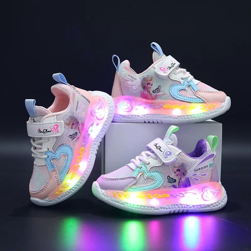 Limited Fairy Elsa Lighted Sneakers