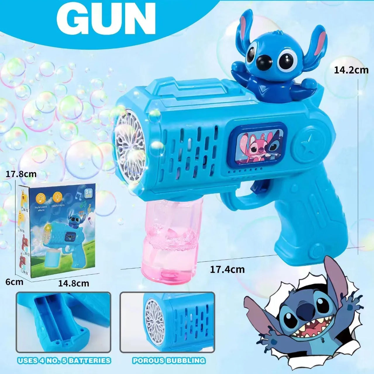 Stitch Bubble Gun