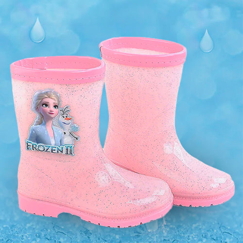 Elsa's Crystal Clear Rain Boots