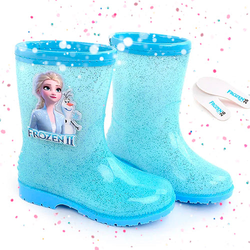 Elsa's Crystal Clear Rain Boots